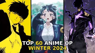 My Top 60 Anime Openings of Winter 2024 (Final Ver.)