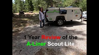 Aliner Scout Lite Review - Mogollon Rim Camping - Lake Mary