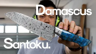 Making a $2000 Damascus Chef's Knife (Full Build) [4K]