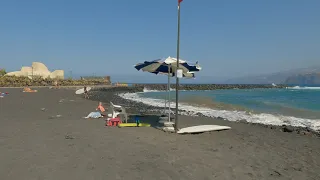 Walking tour Puerto de la Cruz | Playa Martiánez | Tenerife | Spain | 4k