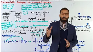 Electrophilic addition to conjugated diene | Electrophilic addition Reactions
