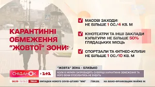 "Жовта" зона: де і коли можуть запровадити обмеження