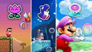 Evolution of Bubble Power-Ups in Super Mario Games (1990-2023)