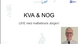 HP-LIVE inför Högkoleprovet med Jörgen, KVA & NOG