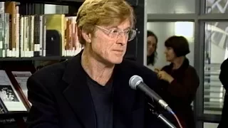 1996 Robert Redford and Annette Gellert at the San Francisco Public Library