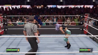 WWE 2K22 Candice LeRae VS Sasha Banks (Royal Rumble winner)