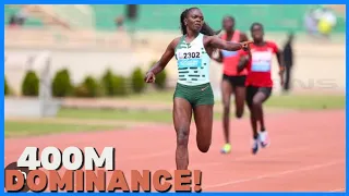 400M Women's 13th All African Accra Games 2024 Trials