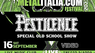 Pestilence - Metalitalia Festival, Trezzo Sull'Adda, Italy, 16 sep 2023 - FULL VIDEO LIVE CONCERT