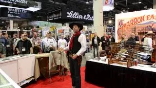 SHOT Show 2014 - Joey Dillon Demonstrates Trick and Fancy Six Gun Handling