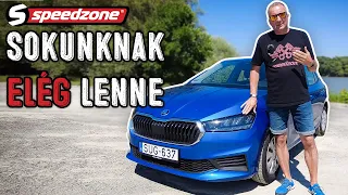 Speedzone teszt: Skoda Fabia 1.0 MPI Ambition: Sokunknak elég lenne