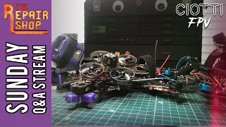 Sunday Q&A - Finishing the FPV Cycle Glide Test Rig - BQE RipSqueak #4 Betaflight 4.3 Setup & Tips