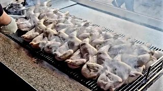 Charcoal grilled chicken - Korean street food