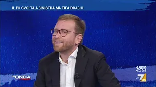 "Lei ce lo vede Draghi mettersi nelle mani di Renzi e Calenda?": Peppe Provenzano a In Onda