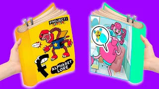 DIY 14 Gaming book Poppy Playtime Project & Alphabet Lore/ 게임북 모음 Story Book