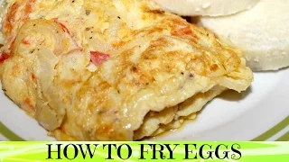 How to Make Perfect Fried Eggs | Omelette | Nigerian Fried Eggs Recipe | Yummieliciouz Food Recipes