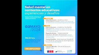 Salud Mental en contextos educativos: experiencias y desafíos