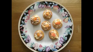 Tuna Egg Canapes Recipe