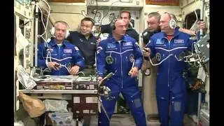 Expedition 39 40 Crew Opens Hatch to the International Space Station