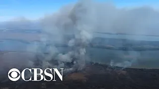 Record number of wildfires burn in Amazon rainforest