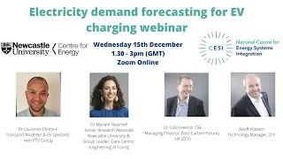 Centre for Energy webinar/CESI- Electricity demand forecasting for EV charging webinar