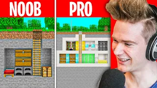 BAZA NOOB VS PRO z KUZYNEM XD | Minecraft Extreme