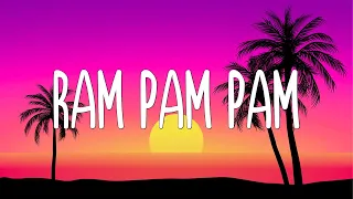 Ram Pam Pam - Natti Natasha & Becky G (Letra/Lyrics)