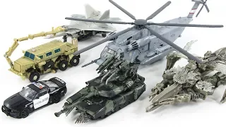 Transformers 1 Decepticons Megatron Barricade Brawl Bonecrusher Starscream Blackout Car Robots Toys