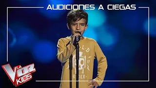 Carlos Prieto canta 'No me lo creo' | Audiciones a ciegas | La Voz Kids Antena 3 2021