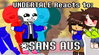 UNDERTALE Reacts to Sans AU'S||gacha plus|| 🇧🇷/🇺🇲