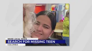 Search for teen missing from Columbia