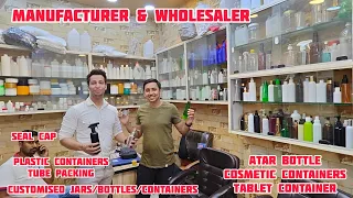 यहां मिलेगा Packing के लिए Fancy Bottle/Jar/Tube/Glass Containers | India कि सबसे बड़ी Market