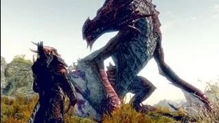 Dovahkiin vs Dragon (Whiterun) | Довакин VS Дракон (Вайтран)
