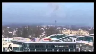 Ukraine War - The last minutes before the Donetsk airport tower collapse this morning