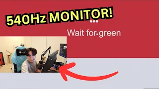 Tenz Tests His Reaction Time with a New 540Hz Monitor