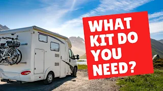 New Motorhome Owner? Here's the kit you REALLY need...