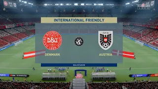 FIFA 22-Denmark vs Austria UEFA NATIONS LEAGUE | PS4 Gameplay