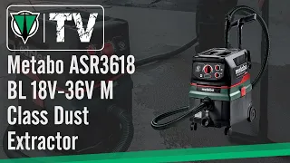 Metabo ASR3618 BL 18V-36V M Class Dust Extractor