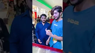 Ali jutt and asad ray at packages mall lahore Istanbul dondurma turkish Icecream