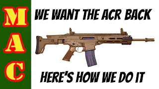 Let's get the Bushmaster ACR back! Franklin Armory can do this!