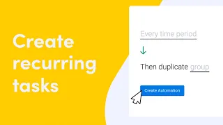 Create recurring tasks | monday.com quick tips