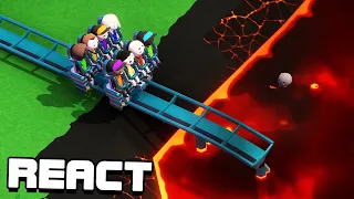 React:  I Built a Theme Park With a 99.9% Death Rate - Parkitect
