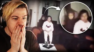 Is this video PROOF OF GHOSTS?? (REACTING TO SCARY VIDEOS)