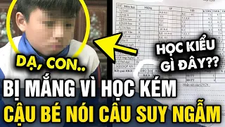 Đi họp phụ huynh cuối năm về 'BỊ BỐ MẮNG', đợi bố đi cậu bé 'NÓI 1 CÂU' đáng suy ngẫm | Tin 3 Phút