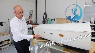 Loch im Rumpf – so klappt die Reparatur