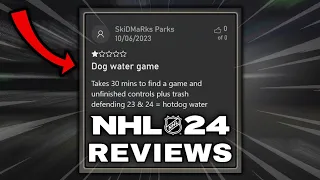 READING INSANE NHL 24 REVIEWS...