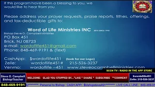 04 - 17 - 24  DAY 1417  TIME IN THE WORD  BISHOP CAMPBELL