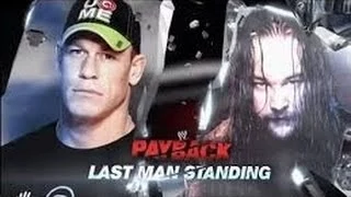 WWE Payback 2014 - John Cena vs Bray Wyatt - Last Man Standing Full Match HD