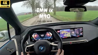 2023 BMW iX xDrive40 - Full POV Drive with 0 - 140 km/h & High Speed Drive