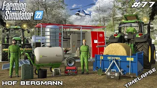 Buying STRAW BLOWER and MILKING COWS in PASTURE | Hof Bergmann | Farming Simulator 22 | Episode 77