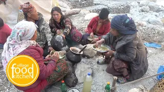 chicken curry beside the hot spring || village food kitchen || lajimbudha ||